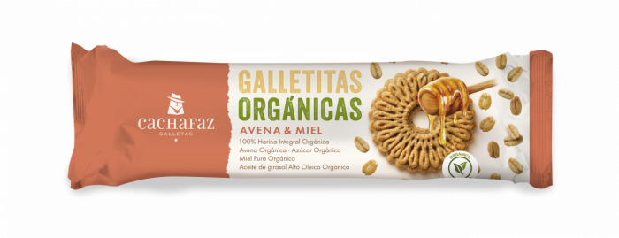 GALLETITA ORGANICA CACHAFAZ AVENA Y MIEL X 170 GR