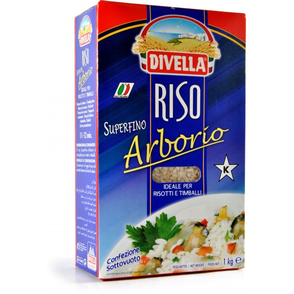 ARROZ ARBORIO DIVELLA x 1 KG