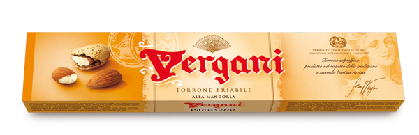 TURRÓN DURO CON ALMENDRAS VERGANI X 100 GR