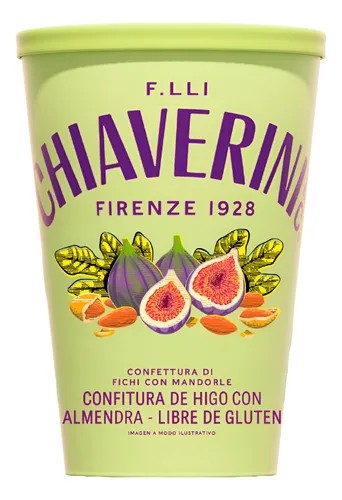 MERMELADA CHIAVERNI HIGOS CONFITADOS CON ALMENDRAS 320GR