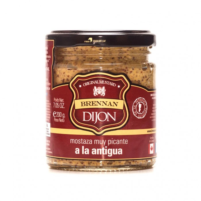 MOSTAZA DIJON BRENNAN ANTIGUA CON GRANOS X 200 GR