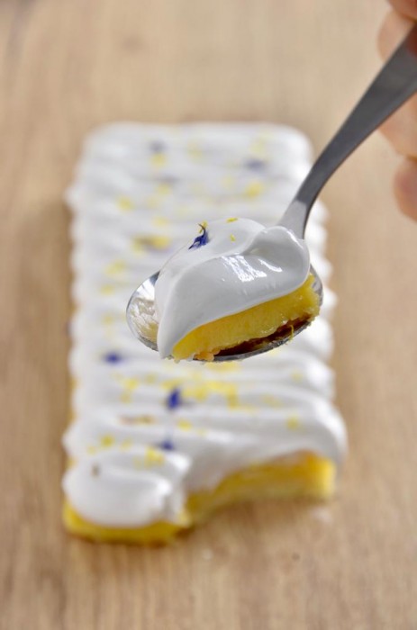 TORTA SLAB LEMON PIE SLAB CAKE X 330 GR (Descongelar 1h antes de consumir)