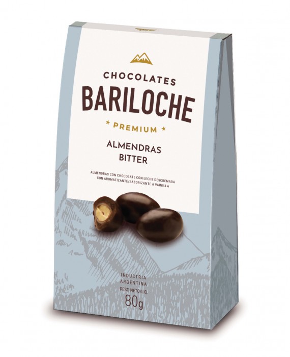 ALMENDRAS BITTER CHOCOLATES BARILOCHE X 80 GR