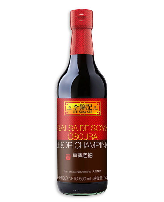 SALSA LEE KUM KEE DE SOJA SABOR CHAMPINÑÓN X 500 ML