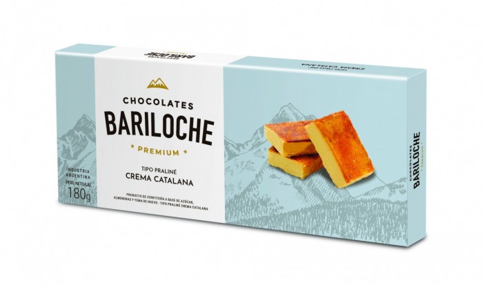 PRALINÉ DE CREMA CATALANA CHOCOLATES BARILOCHE X 180 GR
