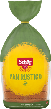 PAN RÚSTICO SCHAR EN REBANADAS X 200 GR