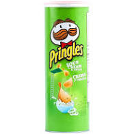 PAPAS PRINGLES CREMA & CEBOLLA X 109 GR