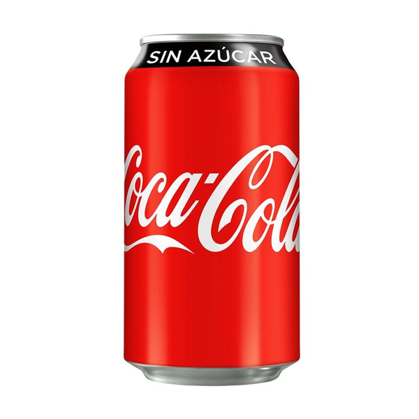 COCA COLA LATA X 354 ML SIN AZÚCAR