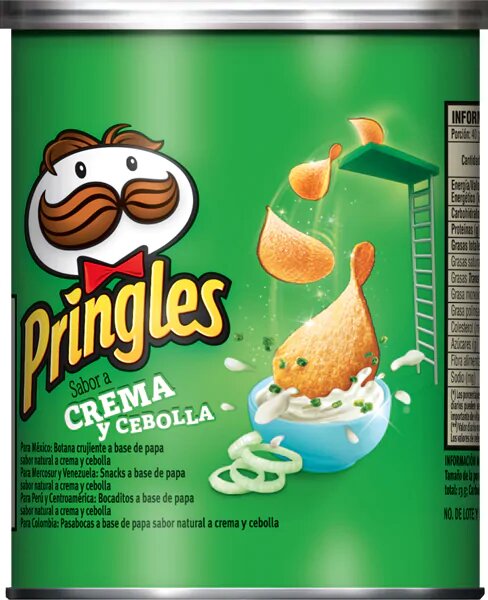 PAPAS PRINGLES CREMA & CEBOLLA X 40 GR