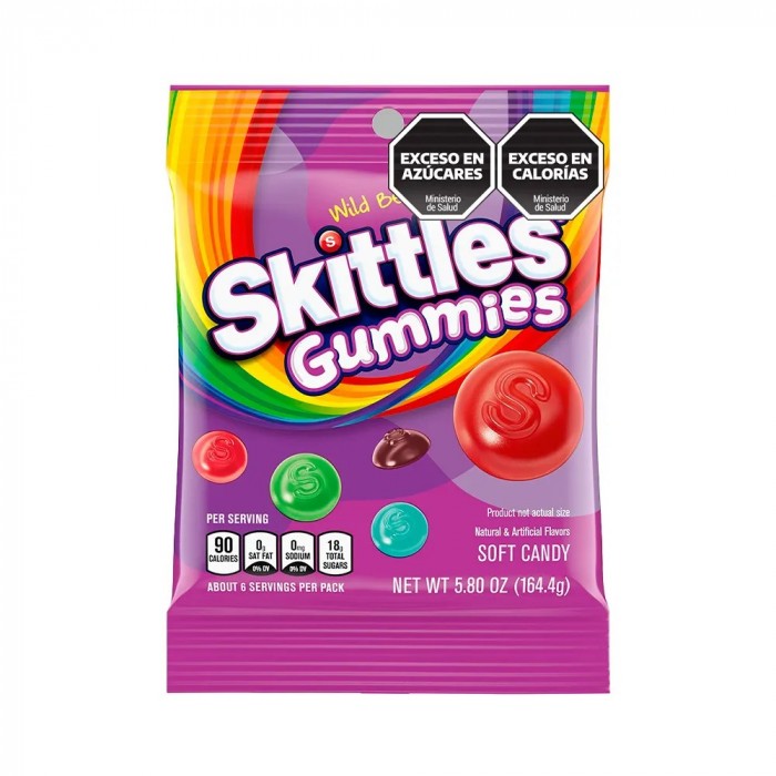 GOMITAS SKITTLES WILD BERRY 164,4 GR