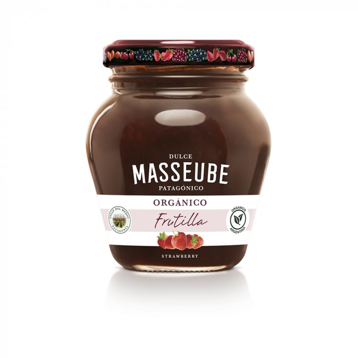 MERMELADA ORGÁNICA MASSEUBE DE FRUTILLA X 350 GR