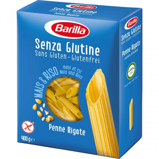 PENNE RIGATE BARILLA X 400 GR GLUTEN FREE