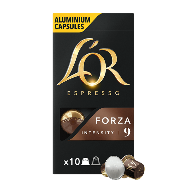 CAFÉ L'OR ESPRESSO FORZA EN CÁPSULAS X 10 UN