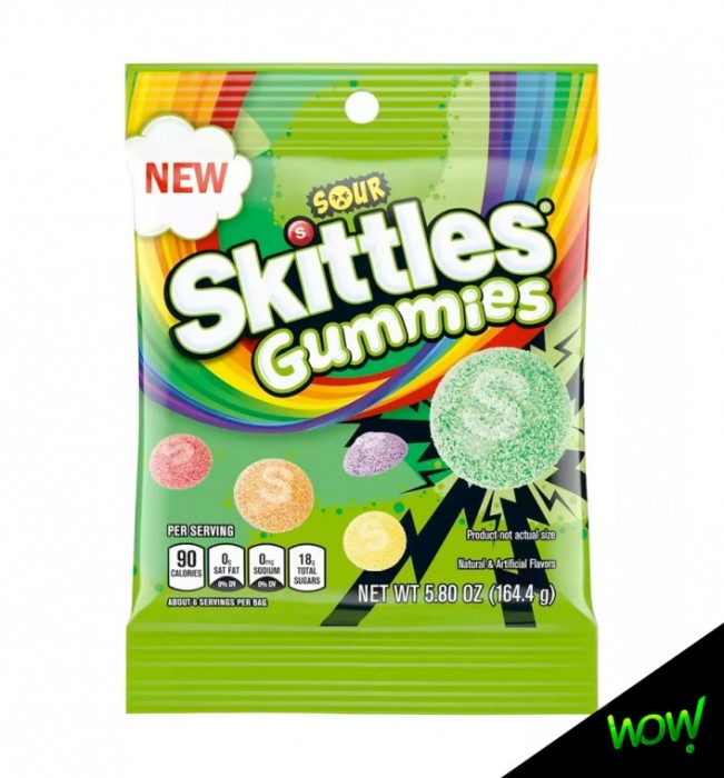 GOMITAS SKITTLES ACIDOS 164,6 GR
