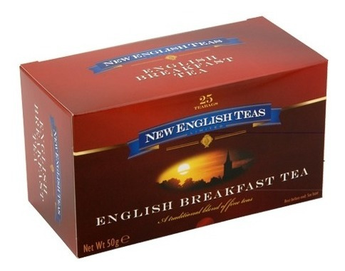 TÉ NEW ENGLISH TEAS ENGLISH BREAKFAST X 25 SAQ