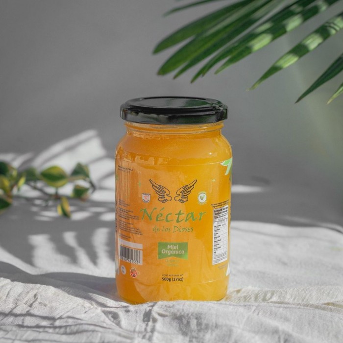 MIEL ORGÁNICA NÉCTAR DE LOS DIOSES X 500 GR