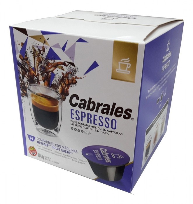 CAFE CABRALES EN CÁPSULAS X 14 ESPRESS