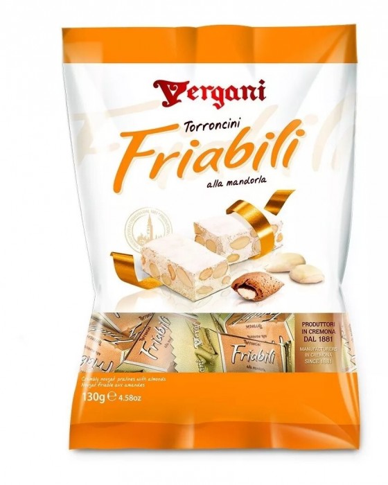 MINI TURRÓN DURO ALMENDRAS FRIABILI VERGANI X 130G