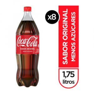 COCA COLA ORIGINAL 1.75 PACK X8