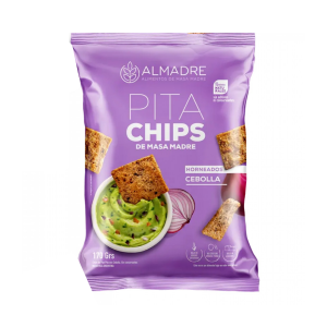 Almadre Pita Chips Masa Madre Cebolla 115gr