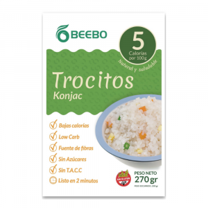Arroz Trocitos Konjac Beebo Trocitos Sin Tacc 270g