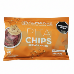 Almadre Pita Chips Masa Madre Originales 50gr