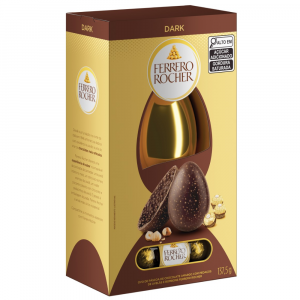 HUEVO PASCUA FERRERO ROCHER DARK BOX DORADA 137GR