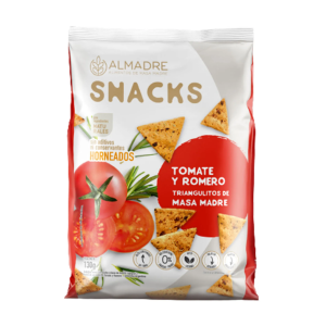 Almadre Snack Masa Madre Tomate Y Romero 130gr