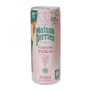 AGUA CON GAS SABORIZADA DURAZNO PEACH PERRIER 330 ml
