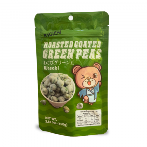 Snack Arvejas Verdes Crocantes Sabor Wasabi Ryoichi 100g