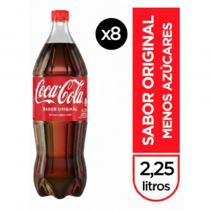 COCA COLA ORIGINAL 2.25 PACK X8