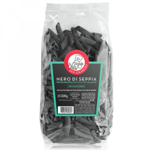 NERO DI SEPPIA PENNE RIGATE CON TINTA DE CALAMAR 500 GR
