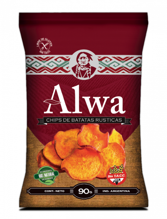 CHIPS BATATAS RUSTICAS ALWA X 80 GR SIN TACC