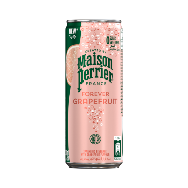 AGUA MINERAL CARBONATADA MAISON PERRIER LATA 250ML