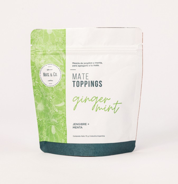 MATE TOPPING MATE & CO GINGER MINT X 90 GR