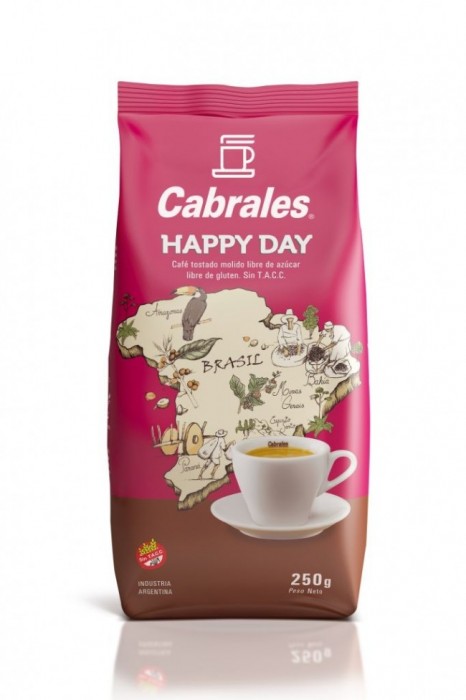 CAFÉ CABRALES TOSTADO HAPPY DAY X 250 GR