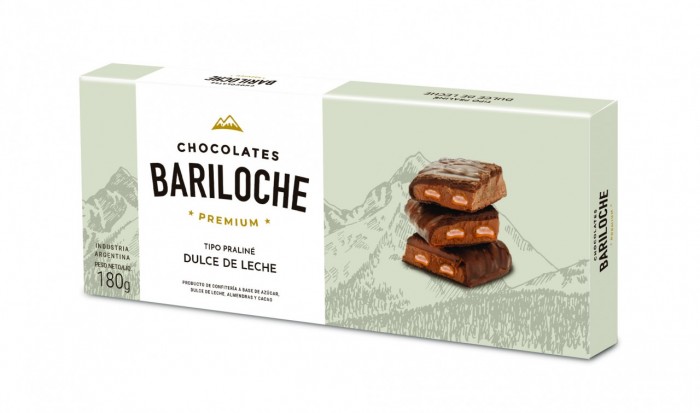 PRALINÉ DE DULCE DE LECHE CHOCOLATES BARILOCHE X 180 GR