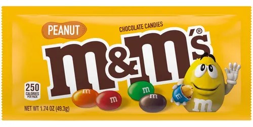 CONFITES DE CHOCOLATE CON MANI M&M 49,3GR