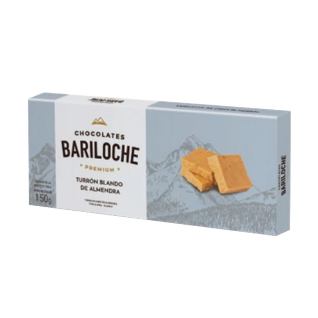 TURRON BLANDO DE ALMENDRA BARILOCHE 150G