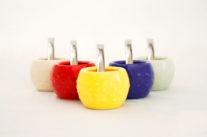 MATE DE CERÁMICA + BOMBILLA INOX. MATE & CO (VARIOS COLORES)