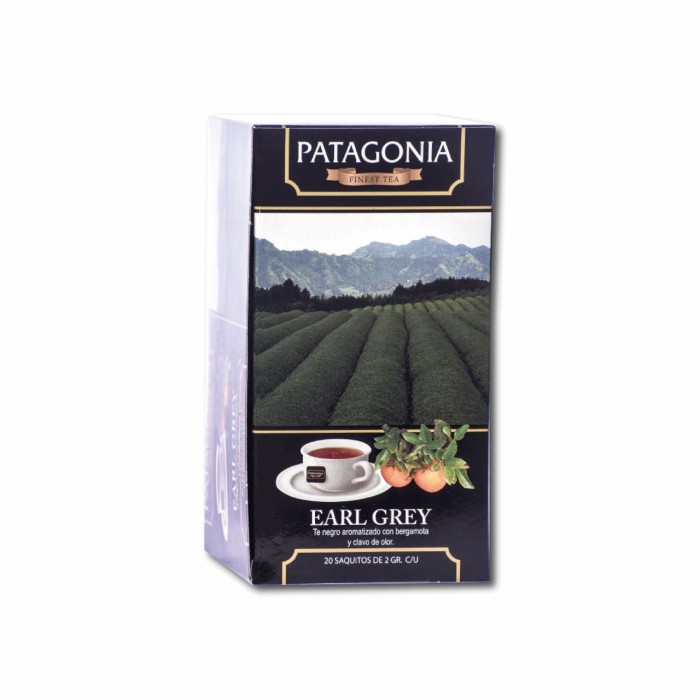 TÉ PATAGONIA EARL GREY X 20 SAQ