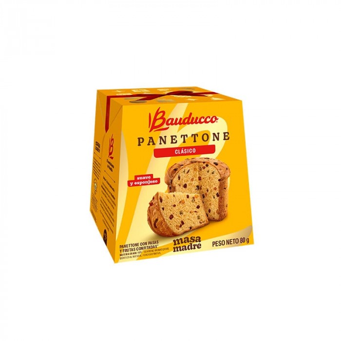 PAN DULCE PANETTONE CON FRUTAS BAUDUCCO 80 GR