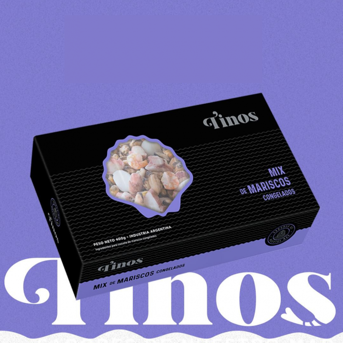 MIX DE MARISCOS CONGELADOS TINOS X 400 GR