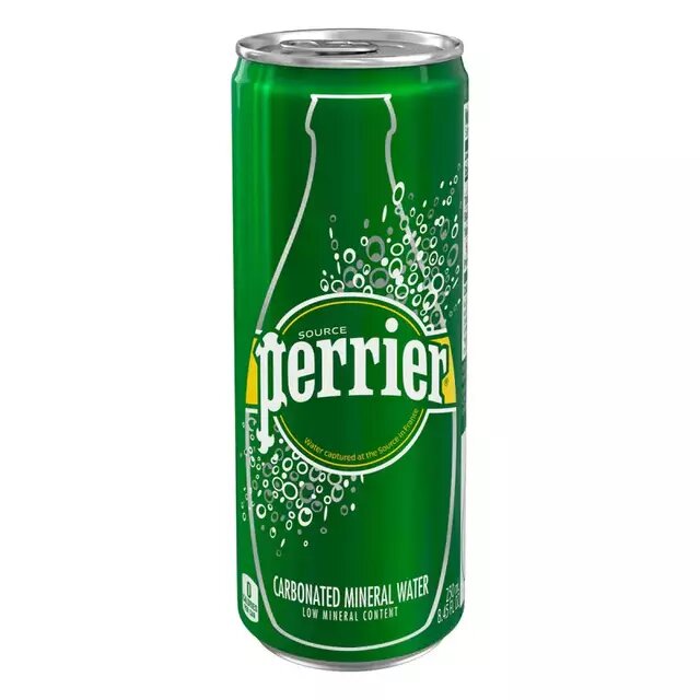 AGUA MINERAL CARBONATADA PERRIER LATA X 250 ML