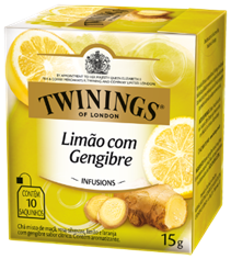 TÉ TWININGS LEMON & GINGER X 10 SAQ