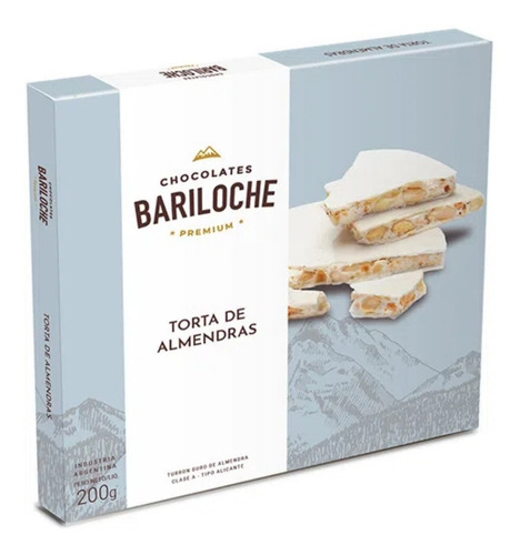 TORTA DE ALMENDRAS CHOCOLATES BARILOCHE X 200 GR
